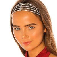New Trend Simple Fashion Bridal Elastic Multi-layer Rhinestone Headband main image 1