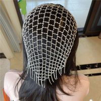 Mode Nuptiale Mariage Strass Coiffure Gland Maille Bandeau En Gros main image 1