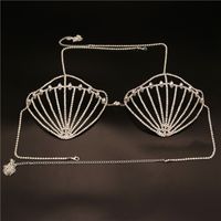 New Accessories Novel Full Diamond Shell Bra Sexy Body Chain main image 6