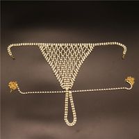 Fashion Multi-layer Mesh Sexy Thong European And American Full Of Drill Body Chain main image 4