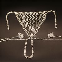 Fashion Multi-layer Mesh Sexy Thong European And American Full Of Drill Body Chain main image 5