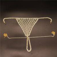 Fashion Multi-layer Mesh Sexy Thong European And American Full Of Drill Body Chain main image 6