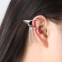 European And American Fashion Chain Ear Bone Clip Geometric Cochlea Ear Clip Jewelry sku image 1
