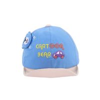 Baby Hat 2022 Spring New Cartoon Bear Head Soft-brimmed Children's Sun Hat main image 6