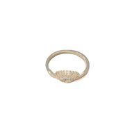 Simple Eye Ring Set Female Diamond Bow Couple Pair Ring Wholesale main image 6