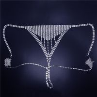 New Bohemian Sexy Body Chain Set Fashion Bikini Bra Thong Chain Wholesale sku image 1