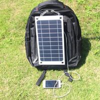 Solar Panel Monocrystalline High Efficiency Battery Cell Phone Charging Backpack Board main image 9