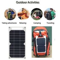 Solar Panel Monocrystalline High Efficiency Battery Cell Phone Charging Backpack Board main image 10