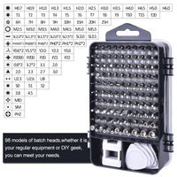 115 In One Disassembly Combination Watch Mobile Phone Disassembly And Repair Tool Chrome Vanadium Screwdriver Set main image 6