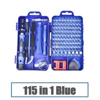 115 In One Disassembly Combination Watch Mobile Phone Disassembly And Repair Tool Chrome Vanadium Screwdriver Set sku image 2