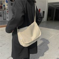 Student Class Bag Female Canvas Large-capacity Shoulder Messenger Bag Wholesale main image 2