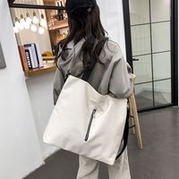 Nylon Ladies Large Capacity Solid Color Backpack Hip-hop Casual Bag main image 1