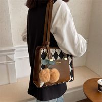 Women's 2022 New Trendy Autumn And Winter Large-capacity Plaid Tote Bag main image 2