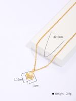 Valentine's Day Copper Plating 18k Gold Zircon Butterfly Pendant Necklace main image 6