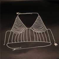 Sexy Mesh Fringed Body Chain European And American Hollow Full Of Diamonds Body Chain main image 6