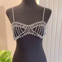 Fashion Sexy Beach Jewelry Diamond Tassel Body Chain Bikini Chest Chain main image 4