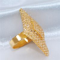 Luxury Rhinestone Female Full Diamond Crystal Jewelry Exquisite Ring main image 5