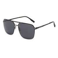 New Nylon Polarized Sunglasses Men's Driver Driving Square Sunglasses sku image 1