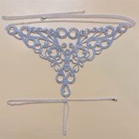2022 New Sexy Thong European And American Full Of Diamonds Body Chain sku image 2