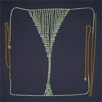 Européen Et Américain Nouvelle Chaîne De Corps Strass Culotte Gland String Chaîne De Corps sku image 1