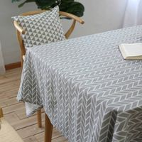 Nappe De Table Basse En Tissu De Décoration De Table Simple En Coton Et Lin main image 7