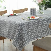 Nappe De Table Basse En Tissu De Décoration De Table Simple En Coton Et Lin main image 8