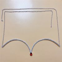Sexy Water Drop Nipple Chain Europe And The United States Sexy Accessories Body Chain main image 4