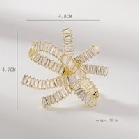 Exaggerated Bow Brooch Female Corsage Ladies Zircon Pin Scarf Buckle main image 6