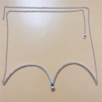 Sexy Water Drop Nipple Chain Europe And The United States Sexy Accessories Body Chain sku image 1