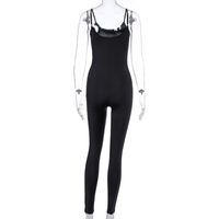 Fashion Simple Solid Color Yoga Sports Jumpsuit Women sku image 4