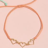 Hand-woven Bracelet New Accessories Heart-to-heart Couple Jewelry sku image 2