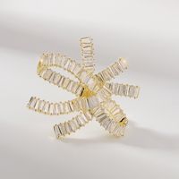 Exaggerated Bow Brooch Female Corsage Ladies Zircon Pin Scarf Buckle sku image 1