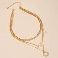 Multi-layered Year 2000 Crown Pendant Necklace Female Fashion Collarbone Chain main image 3