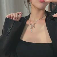 Exaggerated Necklace Female Korean Lava Copper Collarbone Chain Female main image 4