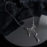 Exaggerated Necklace Female Korean Lava Copper Collarbone Chain Female main image 5