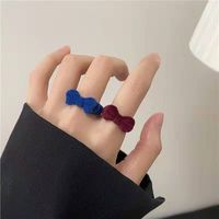 Simple Furry Bow Solid Color Ring Wholesale main image 3