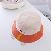 Autumn New Children's Cartoon Penguin Fisherman Hat Cute Color Matching Big Brim Hat main image 4
