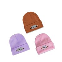 Fashion Painting Printing Knitted Trend Warm Simple Wool Hat Wholesale main image 5