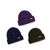 Autumn And Winter New Warm Trend Ear Protection Deer Label Knitted Hat Wholesale main image 4