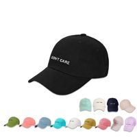 Fashion Wide-brimmed Baseball Cap Simple Embroidered Letters Peaked Cap main image 2