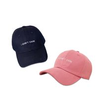 Fashion Wide-brimmed Baseball Cap Simple Embroidered Letters Peaked Cap main image 5