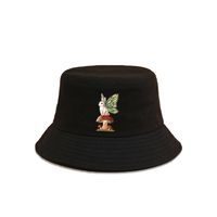 Adorable Chapeau Ombrelle À Larges Bords Avec Un Motif De Lapin Champignon Et De Pêcheur main image 1