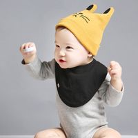 Meow Pattern Knitted Hat Korean New Baby Beanie Hat Autumn And Winter main image 3