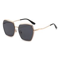 Fashion Big Frame Fine Leg Gradient Lens Women Sunglasses Wholesale sku image 2