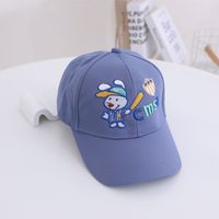 Cartoon Children Spring And Autumn Rabbit Embroidery Baseball Hat Wholesale sku image 4