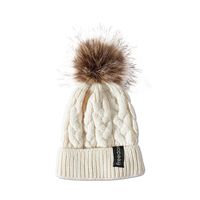 Black Knitted Hat Male Treasure Warm Twist Wool Hat Female Autumn And Winter sku image 1