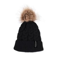 Black Knitted Hat Male Treasure Warm Twist Wool Hat Female Autumn And Winter sku image 3