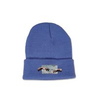 Fashion Painting Printing Knitted Trend Warm Simple Wool Hat Wholesale sku image 9