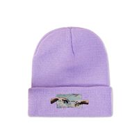 Fashion Painting Printing Knitted Trend Warm Simple Wool Hat Wholesale sku image 10