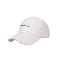 Fashion Wide-brimmed Baseball Cap Simple Embroidered Letters Peaked Cap sku image 5
